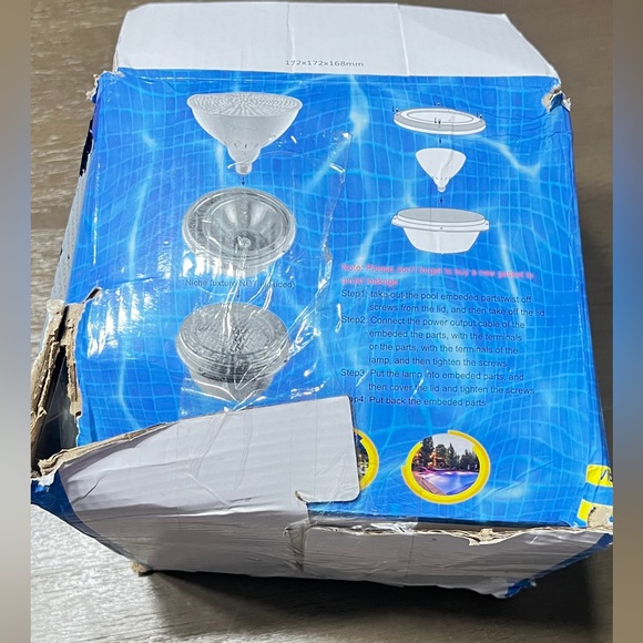 Mopzlink Pool Lights, 12V 40W Color LED Pool Light for Pool with Remote Control - Picture 7 of 7